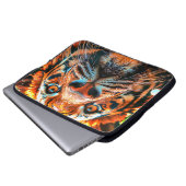 Tiger Laptopschutzhülle (Vorne Knopf)