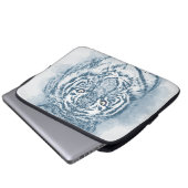 Tiger Laptopschutzhülle (Vorne Knopf)