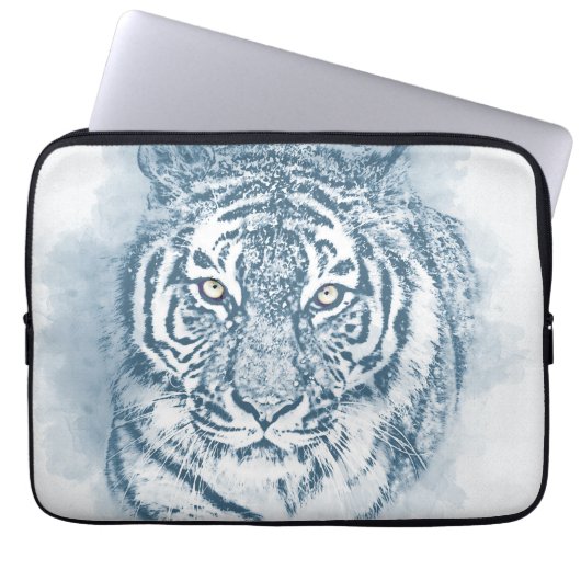 Tiger Laptopschutzhülle (Vorderseite)
