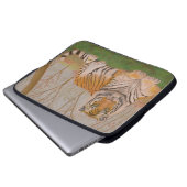 Tiger Laptopschutzhülle (Vorne Knopf)
