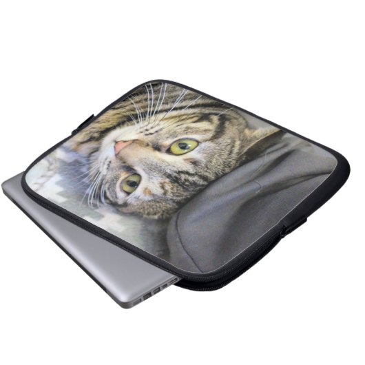 Tiger Laptopschutzhülle (Vorne Knopf)