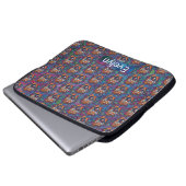 Tiger Laptopschutzhülle (Vorne Knopf)