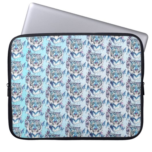 Tiger Laptopschutzhülle (Vorderseite)