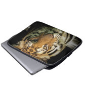 Tiger Laptopschutzhülle (Vorne Knopf)