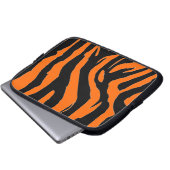 Tiger Laptopschutzhülle (Vorne Knopf)
