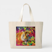 Tiger Large Toto Bag Jumbo Stoffbeutel (Rückseite)
