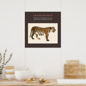 Tiger Leadership Inspiration Pop Art Poster (Küche)