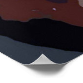 Tiger Leadership Inspiration Pop Art Poster (Ecke)