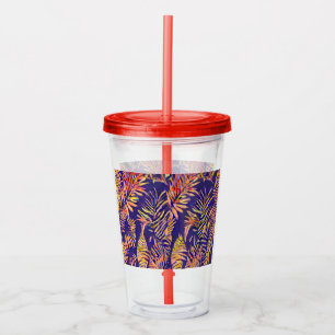 Tiger Leaf Acryltrinkbecher