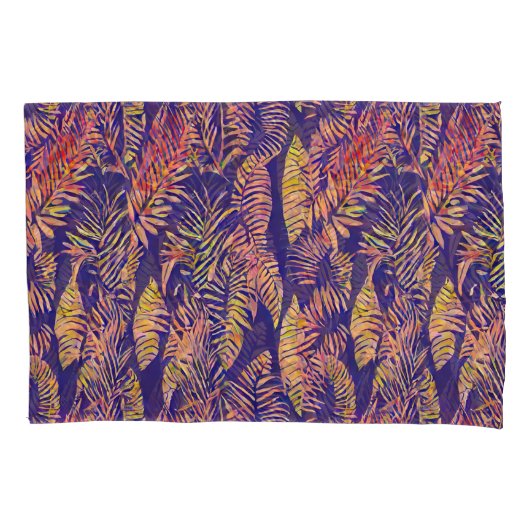 Tiger Leaf Kissenbezug (Vorderseite-Links)