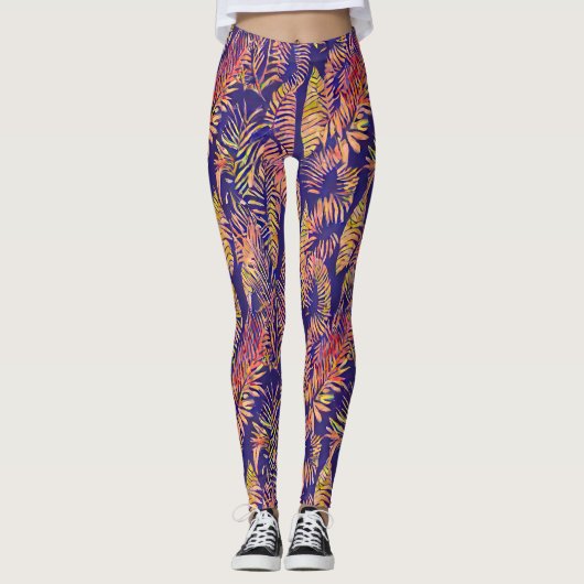 Tiger Leaf Leggings (Vorderseite)