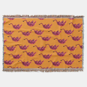 Tiger - Lebendiges Pink Decke