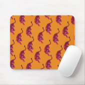 Tiger - Lebendiges Rosa Mousepad (Mit Mouse)