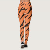 Tiger Legging, Tierleder für Frauen Leggings (Rückseite)