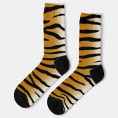 Tiger Legs Funny Animal Print Socken (Linkes Detail)