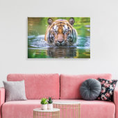 Tiger Leinwand Art (Insitu (Wohnzimmer))
