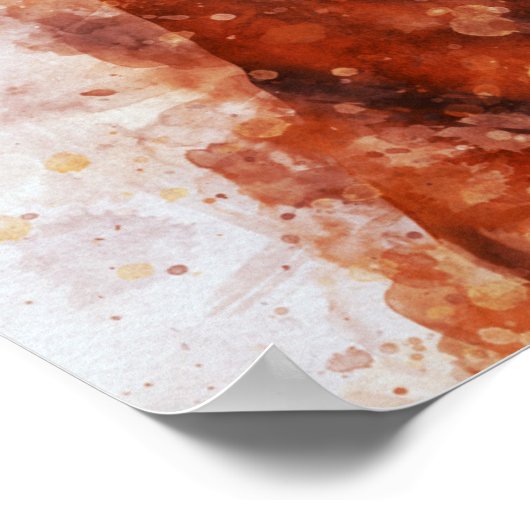 Tiger Leinwand Art Poster (Ecke)