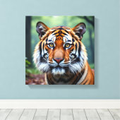 Tiger Leinwanddruck (Insitu (Holzboden))