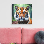 Tiger Leinwanddruck (Insitu (Wohnzimmer))