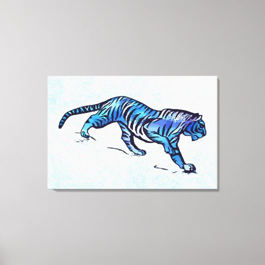 Tiger Leinwanddruck (Vorderseite)