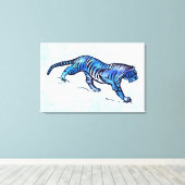 Tiger Leinwanddruck (Insitu (Holzboden))