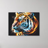 Tiger Leinwanddruck (Vorderseite)