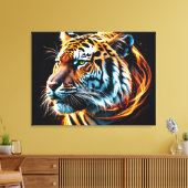 Tiger Leinwanddruck (Insitu (Wohnzimmer))