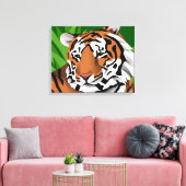 Tiger Leinwanddruck (Insitu (Wohnzimmer))