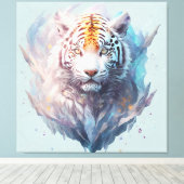 Tiger Leinwanddruck (Insitu (Holzboden))