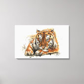 Tiger Leinwanddruck (Vorderseite)