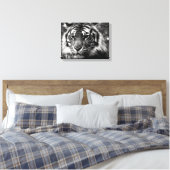 Tiger Leinwanddruck (Insitu (Schlafzimmer))