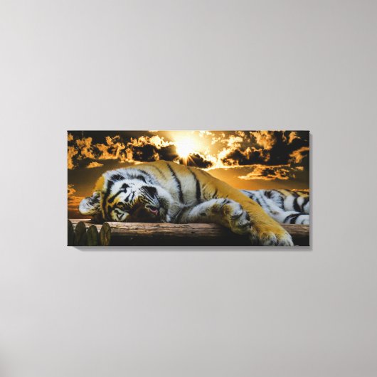 Tiger Leinwanddruck (Vorderseite)