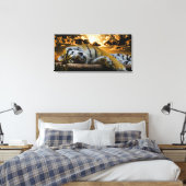 Tiger Leinwanddruck (Insitu (Schlafzimmer))
