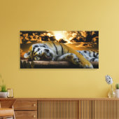 Tiger Leinwanddruck (Insitu (Wohnzimmer))