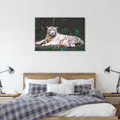 Tiger Leinwanddruck (Insitu (Schlafzimmer))