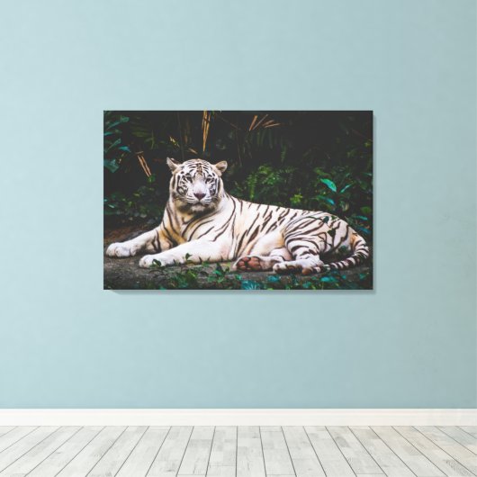 Tiger Leinwanddruck (Insitu (Holzboden))