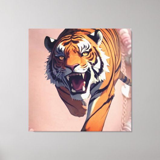 TIGER LEINWANDDRUCK (Vorderseite)