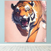 TIGER LEINWANDDRUCK (Insitu (Holzboden))