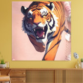 TIGER LEINWANDDRUCK (Insitu (Wohnzimmer))