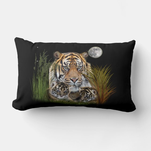 Tiger Lendenkissen (Vorderseite)