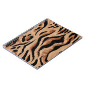 Tiger Leopard: Tierhaut nahtlos Notizblock (Linke Seite)