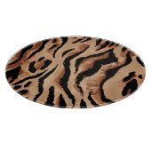 Tiger Leopard: Tierhaut nahtlos Schneidebrett (Ecke)