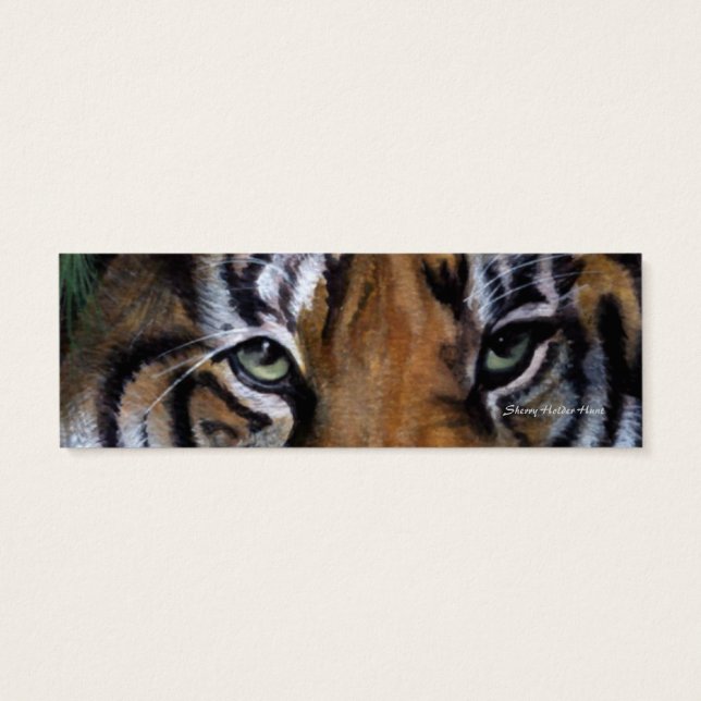 Tiger Lesezeichen, Rett mein Platz (Rückseite)