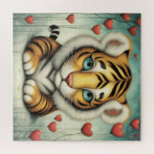 Tiger-Liebe 2 Puzzle (Horizontal)
