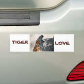 Tiger-Liebe Autoaufkleber (Auf Auto)