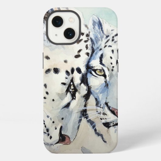 Tiger-Liebe iPhone Hülle (Rückseite)