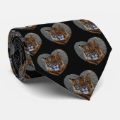 Tiger-Liebe_ Krawatte (Gerollt)