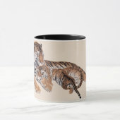 Tiger-Liebe Tasse (Zentrum)