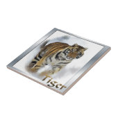 Tiger Liebhaber Kunst Fliese (Seite)