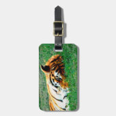 Tiger Liegend Gepäckanhänger (Vorderseite vertikal)
